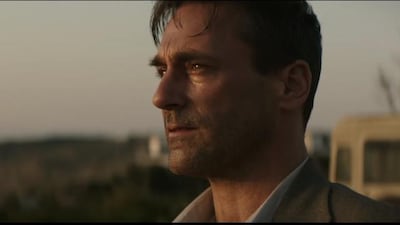 Jon Hamm's 2018 film Beirut is being criticised for playing into Arab stereotypes, and with a very heavy hand at that. YouTube / Bleecker Street
