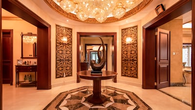 The grand entrance with a domed ceiling. Photo: Engel and Voelkers