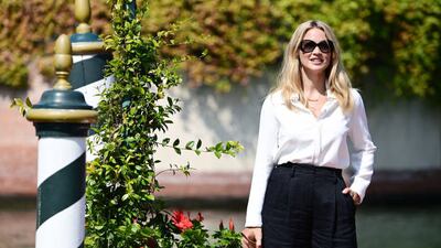 Virginie Efira arrives at the 78th Venice International Film Festival on August 31, 2021 in Venice, Italy. Getty Images