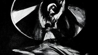 Untitled by Mohamed Ardash - acrylic on canvas. Courtesy Gallery Ward