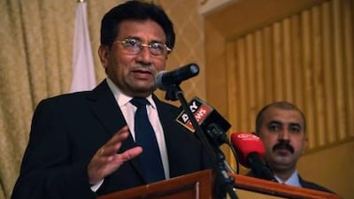 Pervez Musharraf, the former president of Pakistan, was on the hustings in the capital last night as part of efforts to raise support from communities abroad for his re-election bid.