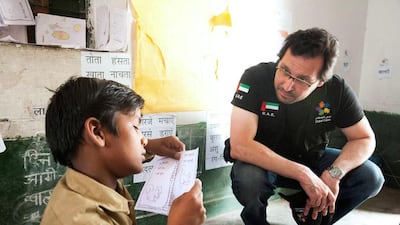 Tariq Al Gurg, the chief executive of the Dubai Cares, has been very involved in philantropic work. Courtesy Dubai Cares