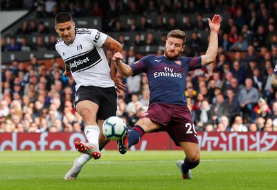 Fulham's Aleksandar Mitrovic, left, has started the season well. Reuters