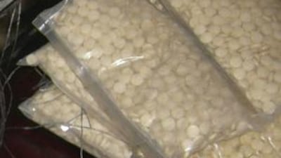 The seized Captagon tablets weighed over 104kg.