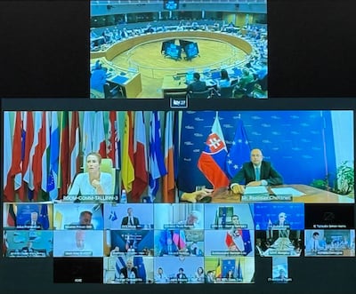 EU foreign ministers on Monday backed US steps that it is hoped will lead to peace in Ukraine. Photo: Kaja Kallas on X