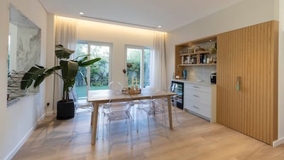 The dining room