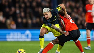 Brazilian should have levelled scores just after half-time when he was teed-up on edge of area but side-footed wide. Newcastle's main hope of providing cutting edge from midfield but cut a frustrated figure by end after Newcastle were outfought by Luton. AFP