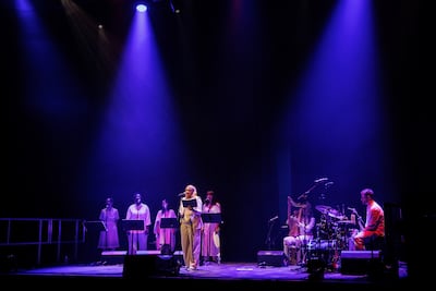 Issa's first paid commission was for International Women's Day in 2017 at the Millennium Centre in Cardiff, in a spoken-word performance about the Mexican painter, Frida Kahlo. Photo: Hanan Issa