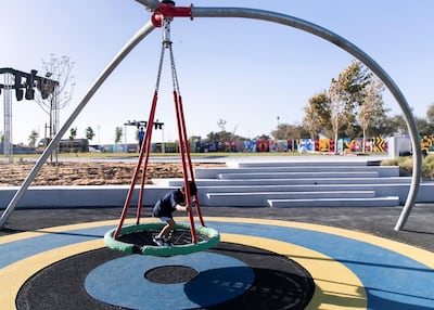The Playscape area at Madar at Aldaja. Reem Mohammed / The National