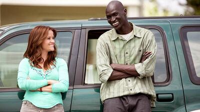 Reese Witherspoon and Ger Duany in The Good Lie. Courtesy Alcon Entertainment
