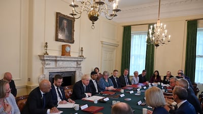 The UK Prime Minister Boris Johnson is unlikely to survive as PM after the departures of two key allies, Rishi Sunak and Sajid Javid. PA.