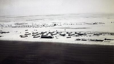 ADPC. Head Office (ADCO) and the surrounding area in Abu Dhabi, 1966, shown in archival photos from British Embassy. Delores Johnson / The National