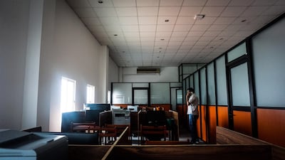 Inside the compound of the ousted PM Ranil Wickremesinghe in Colombo, Sri Lanka. Jack Moore / The National