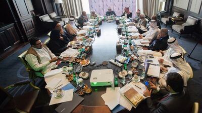 The members of the Muslim Council of Elders during their strategic plan meeting in the capital on Thursday. Courtesy of MCE