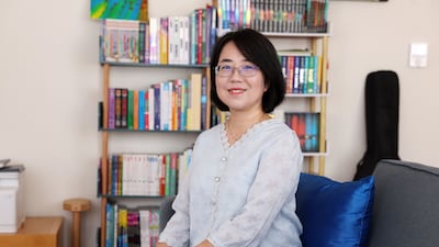 Vivi Wu lives in JLT in a furnished hotel apartment with her husband and son due to the convenience it provides to the family. Chris Whiteoak / The National