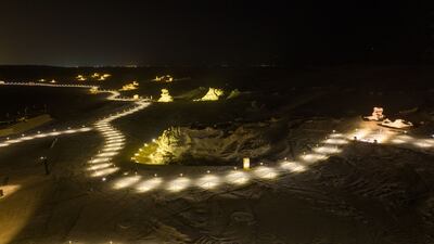 Nature trails of up to 3km in length are well lit to allow visitors to roam the dunes until late at night.