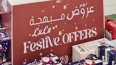 Christmas tree can be bought in well known shops like Lulu Hypermarket. Susan Parker