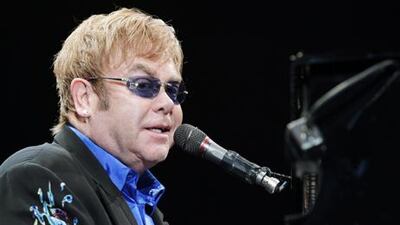 Elton John performing in Sydney, Nova Scotia, last September. Steve Wadden / Cape Breton Post / The Canadian Press / AP Photo