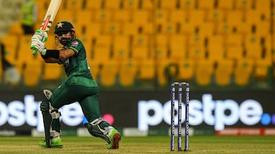 Pakistan's Mohammad Rizwan scored a fifty on Tuesday. AFP