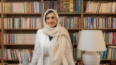 Journalist and author Reem Alkamali says she didn’t expect the book to be nominated for the International Prize for Arabic Fiction. Antonie Robertson / The National