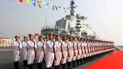 China's first aircraft carrier ‘Liaoning’ came into service last month, underscoring the country’s ambitions to eventually become a leading Asian naval power.