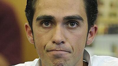 A juicy steak is to blame for a failed dope test during the Tour de France, according to Alberto Contador.