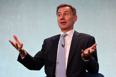 Britain's Chancellor of the Exchequer Jeremy Hunt. AFP