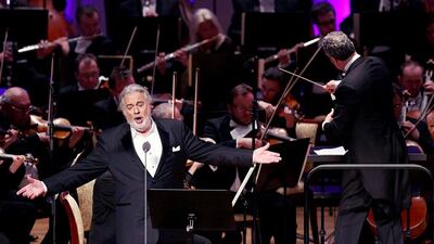 Placido Domingo will perform at the opening ceremony of the Dubai Opera House. Delores Johnson / The National