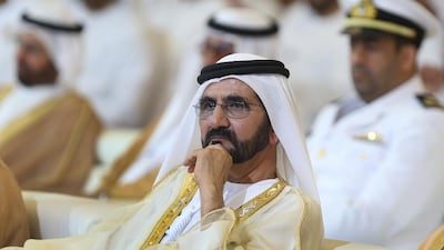 Sheikh Mohammed bin Rashid, Vice President of the UAE and Ruler of Dubai. Delores Johnson / The National