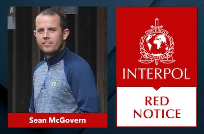 Sean McGovern is alleged to be a senior figure in Ireland's Kinahan organised crime group