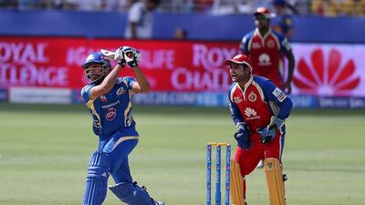 Batsman Rohit Sharma of Mumbai Indians. Pawan Singh / The National