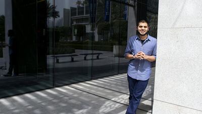 Omar Kassim, the head of JadoPado.com, says there are particular challenges in developing an app for the Apple Watch. Reem Mohammed / The National