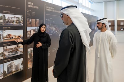 Sheikh Khaled bin Mohamed, Crown Prince of Abu Dhabi, visited the project site to review the master plan. Photo: Khalifa Eissa/ Abu Dhabi Media Office