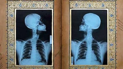 Ahmed Mater's Illumination VII & VIII (2009) at the Zoom Contemporary Art Fair in Miami, which attempts to address the neglect of the Middle East by Art Basel Miami Beach.