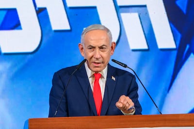 Israeli Prime Minister Benjamin Netanyahu. Getty