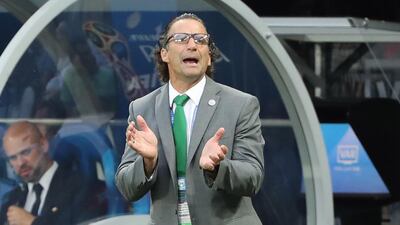 Juan Antonio Pizzi will soon turn his attention to preparations for the 2019 Asian Cup after extending his contract as Saudi Arabia manager. Zurab Kurtsikidze / EPA