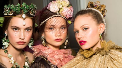 Dolce & Gabbana is bringing its Alta Moda show to Saudi Arabia this month. Photo: Dolce & Gabbana