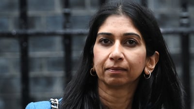Suella Braverman was reappointed home secretary by Rishi Sunak days after being forced to resign from the role. EPA