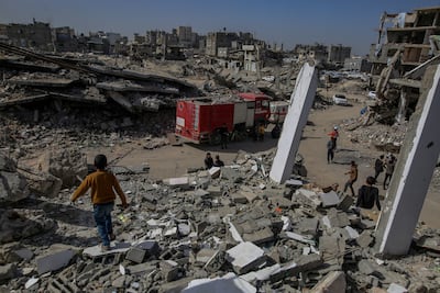 Destruction in Gaza. More than 600 Palestinians have been killed in the territory since the ceasefire was announced in October. EPA