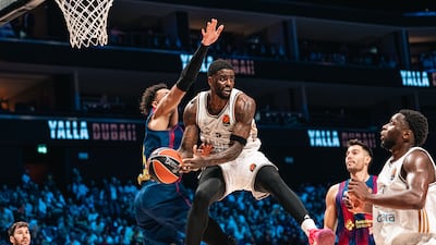 Dubai Basketball delivered a complete performance to win their EuroLeague match against FC Barcelona. Photo: EuroLeague