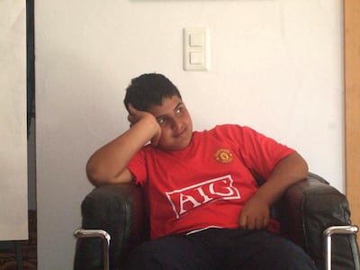 Naser Al Ketbi grew up as an overweight child and teenager; he reached 121kg at age 19, before his healthy transformation. Courtesy, Naser Al Ketbi