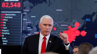 US Vice President Mike Pence has been put in charge of his country's handling of the coronavirus epidemic. Reuters