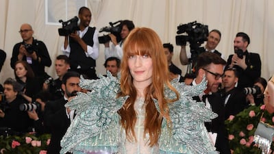 Musician Florence Welch arrives at the 2019 Met Gala in New York on May 6. AFP