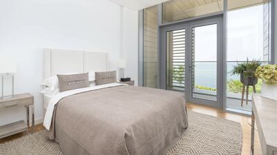 Each of the main rooms has a sea view.