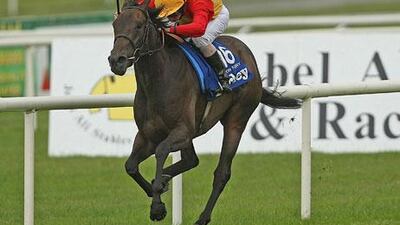 Ryan Moore rode Snow Fairy, above, to the win in the Darley Irish Oaks at Curragh Racecouse. Frankie Dettori will be aboard for the Prix de l'Arc de Triomphe in France.