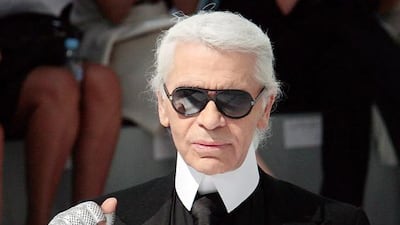 Karl Lagerfeld will be in Dubai for the Chanel show. Francois Guillot / AF