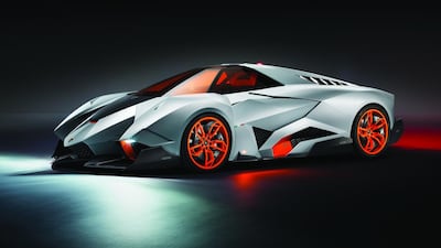 The Lamborghini Egoista. Courtesy of Automobili Lamborghini.