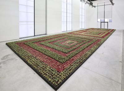 'Cactus painting' (2018). Courtesy of the artist and Marianne Boesky Gallery, New York and Aspen