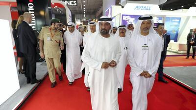 Sheikh Ahmed bin Saeed Al Maktoum at the MEBAA Show 2018.