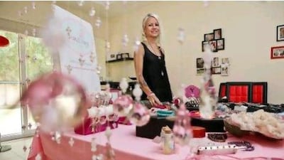 Laila Lambert, the founder of the New Age online boutique, Sparkle Fairy. Antonie Robertson / The National